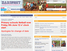 Tablet Screenshot of dev.haringeysport.com